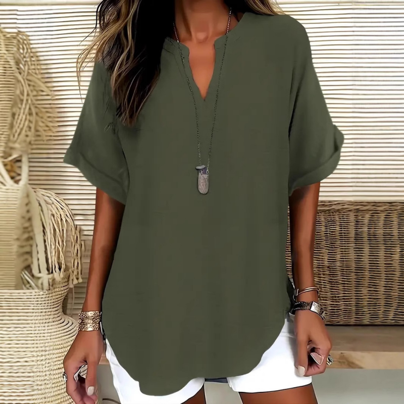The AuraBreeze Muslin Blouse — Effortless Summer Elegance + 50% Off