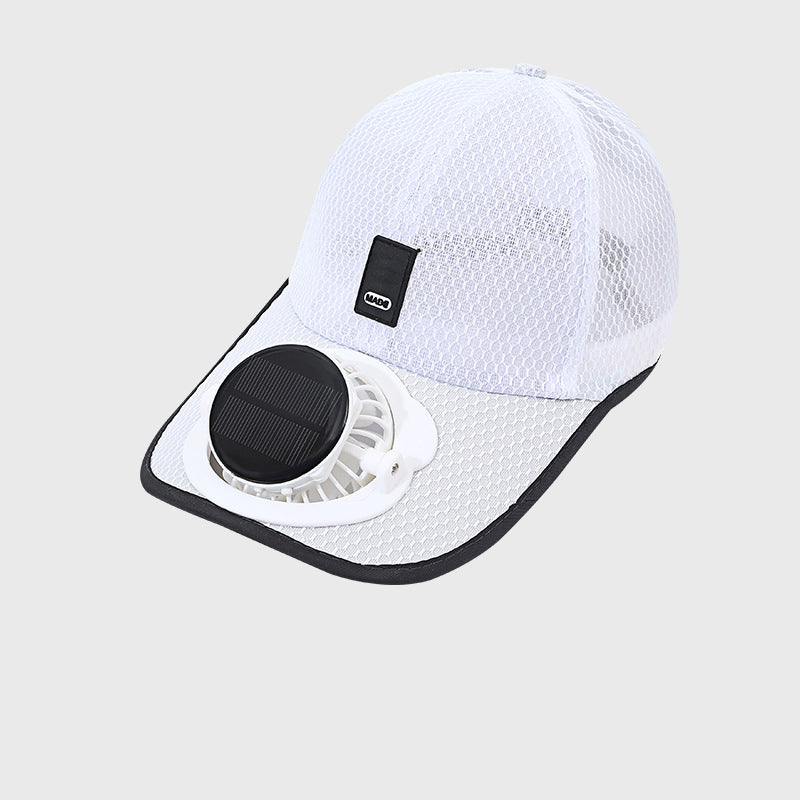 Zephria™ – Solar-Powered Cooling Fan Sun Hat with UPF50+ Brim & 360° Airflow + 50% OFF