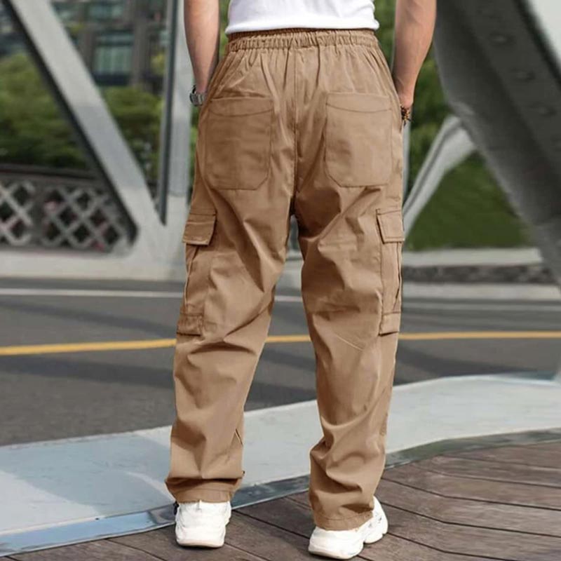 Strider™ – Loose Fit Casual Pants with Multiple Pockets & Drawstring Waist + 50% OFF