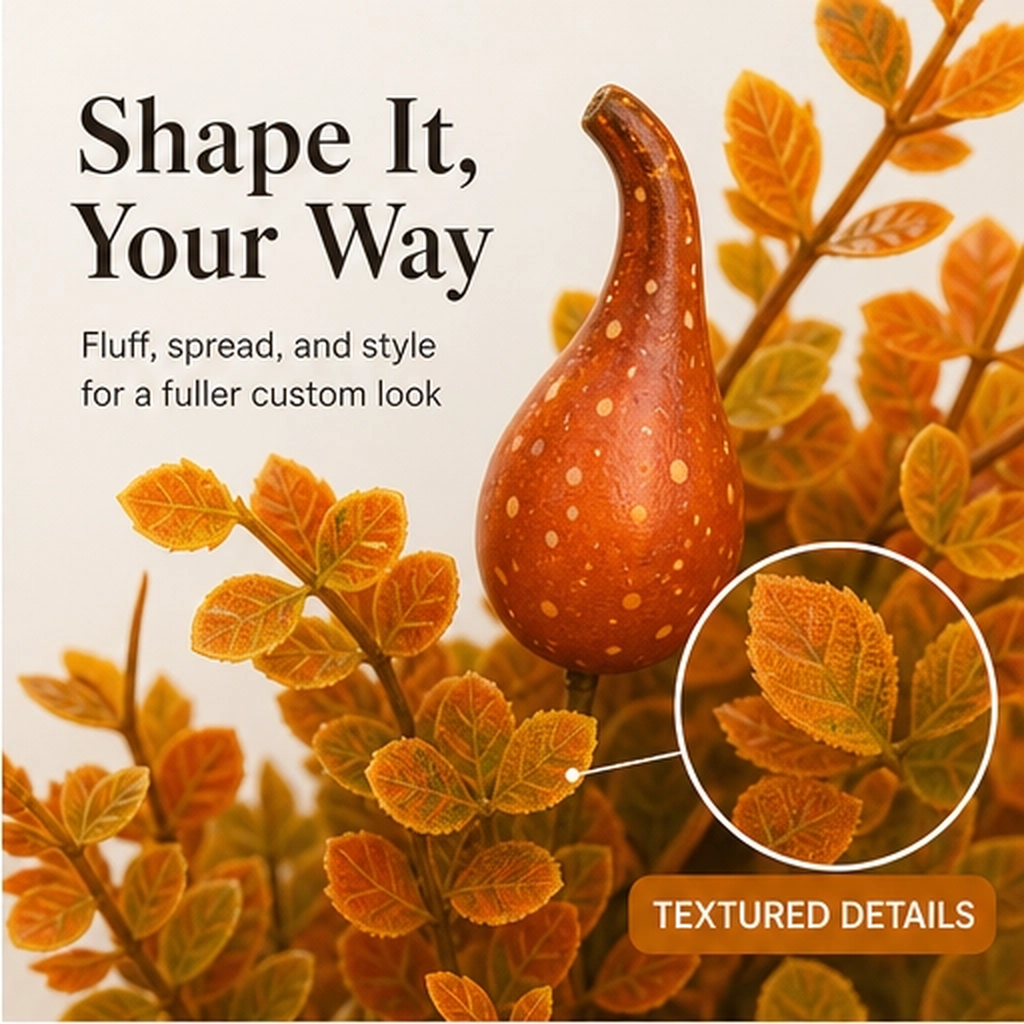 Emberstalk – Pumpkin & Gourd Artificial Fall Garden Stake + 50% OFF