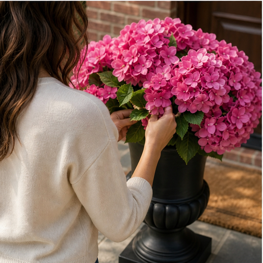 Bloomcroft – Weatherproof Silk Hydrangea Set for Porch & Patio +50% OFF