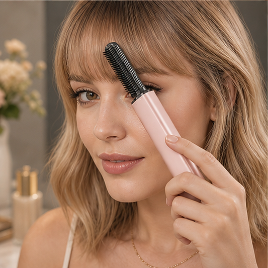 Fringelle – Cordless Mini Heated Styling Comb for Bangs & Quick Touch-Ups + 50% OFF