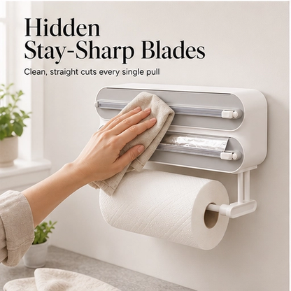 Kliven – Magnetic Wrap Cutter & Paper Towel Holder for Fridge + 50% OFF