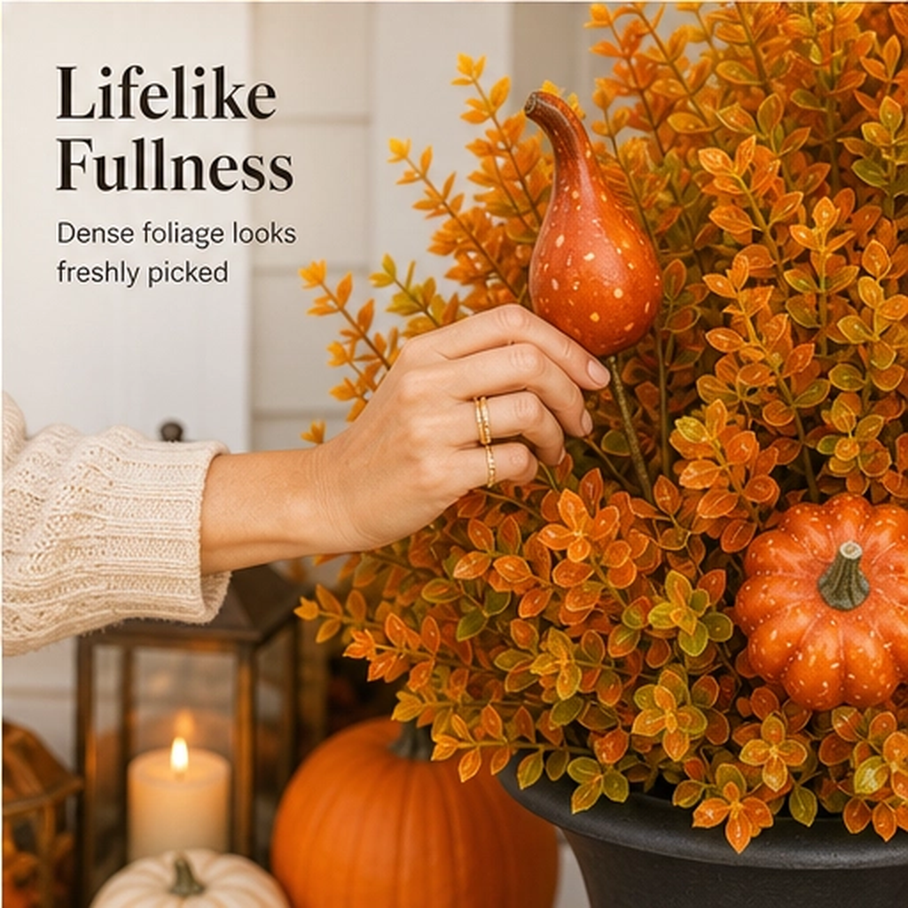 Emberstalk – Pumpkin & Gourd Artificial Fall Garden Stake + 50% OFF