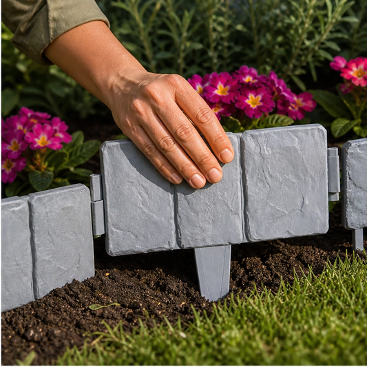 Stoneledge™ – Interlocking Stone-Look Garden Border Edging + 50% OFF