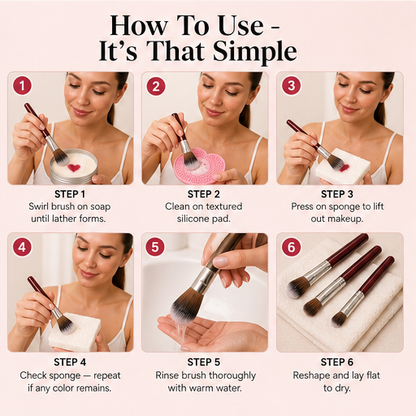 Sudora – Heart-Shaped Brush Cleansing Soap with Silicone Scrub Pad + 50% OFF