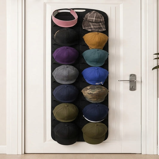 Brimkeep – 14-Pocket Hanging Hat Rack That Keeps Caps in Shape + 50% OFF