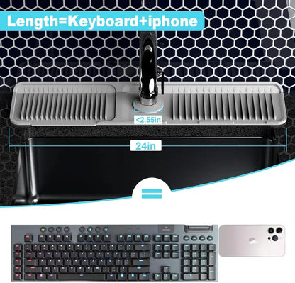 The AquaGuard Splash Mat - A Dry Countertop, Guaranteed + 50% OFF
