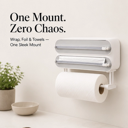 Kliven – Magnetic Wrap Cutter & Paper Towel Holder for Fridge + 50% OFF