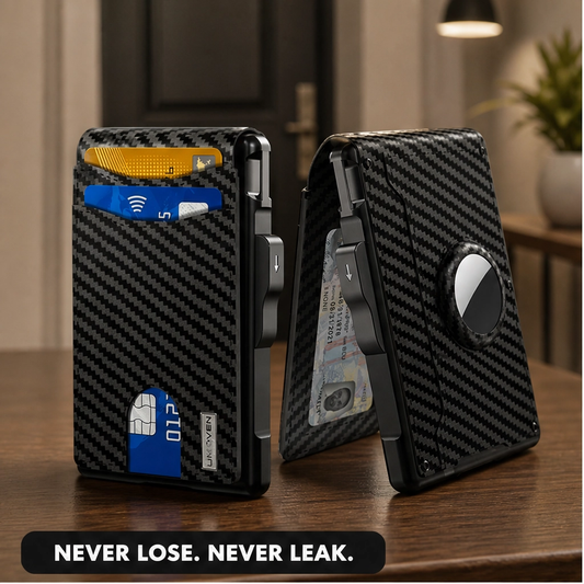 Vaultan – RFID-Blocking Pop-Up Card Wallet with Tracker Pocket + 50% OFF