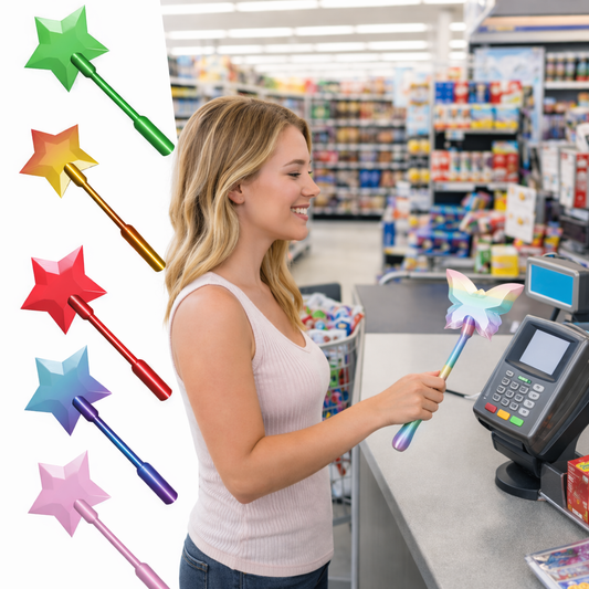 Wystra™ – Decorative Tap-to-Pay Wand with Interchangeable Charm Top + 50% OFF