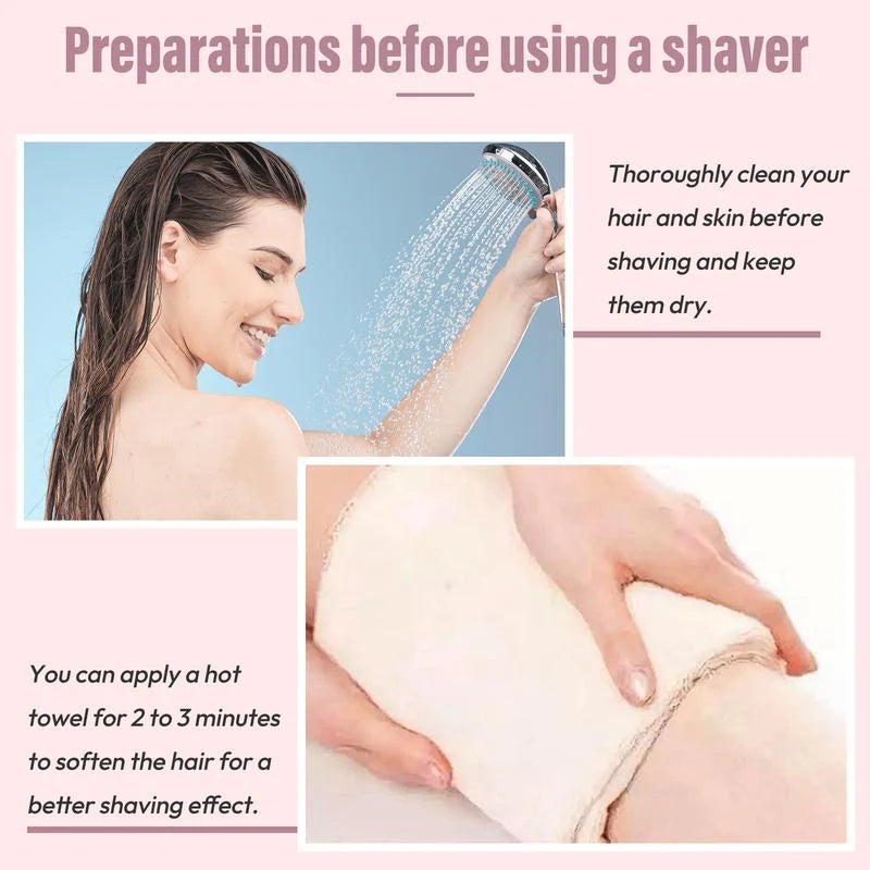 The DuoShave 2-in-1 Shaver - A Painless Shave, Everywhere + 50% OFF