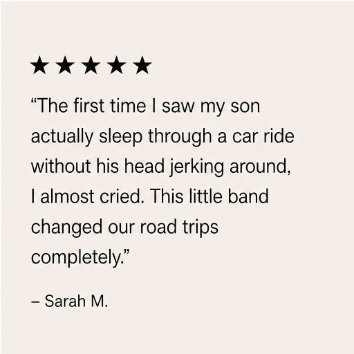Lullport – Adjustable Travel Sleep Headrest Band for Planes, Trains & Road Trips + 50% OFF