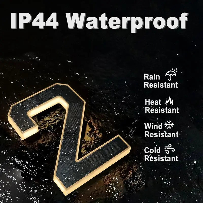 The SolarGlow Address Sign - Be Seen, Be Safe + 50% OFF