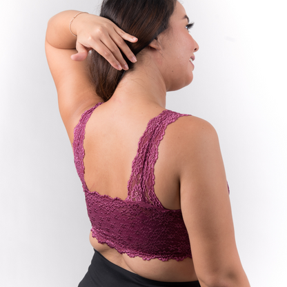 LuxeZip Lace Bra - 50 % OFF