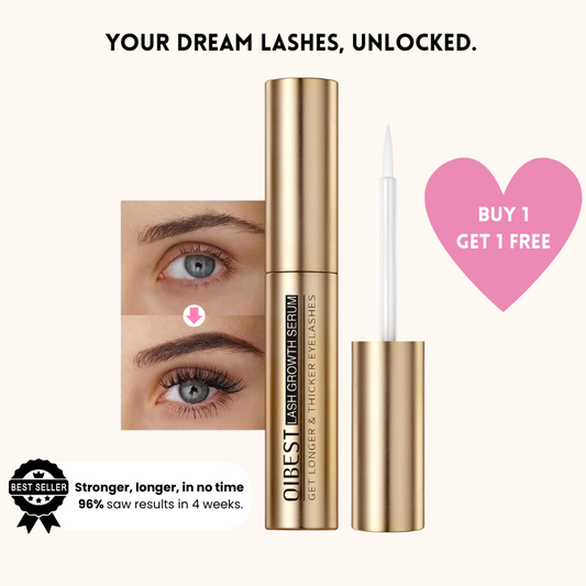 Natural Eyelash Growth Serum – Promote Longer, Stronger Lashes + 1+1 FREE