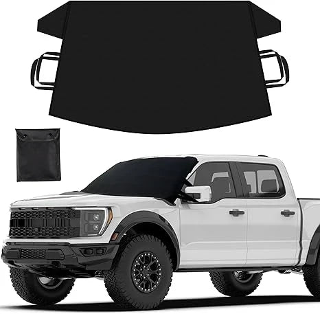 The FrostGuard Windshield Cover - Instant Ice & Snow Removal, All-Weather Protection + 50% OFF