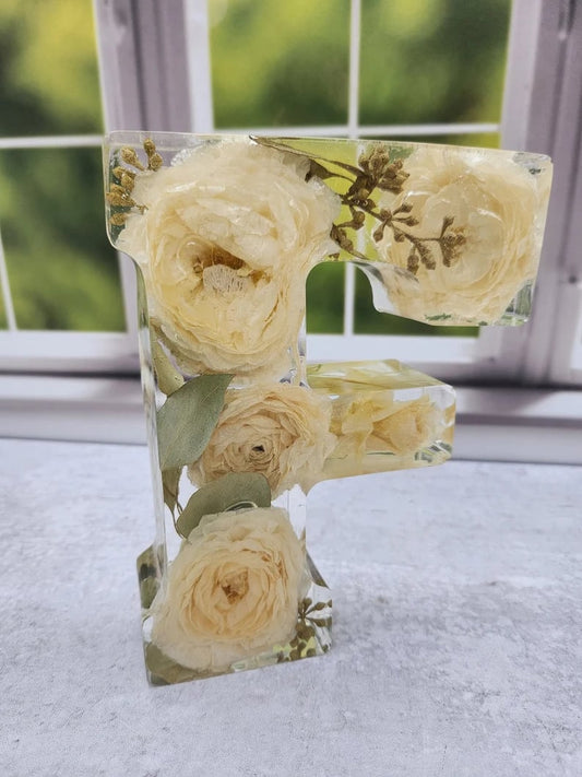 EverGlow Initial - Preserved Floral Art Keepsake + GET 50% OFF TODAY!