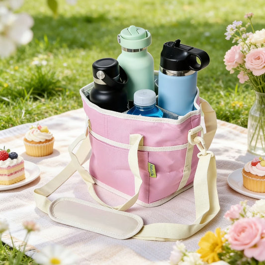 The AuraPack Multi-Drink Carrier — Family Size 4 Compartment Bag + 50% OFF