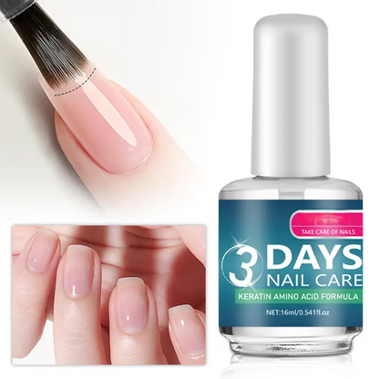 The 3-Day Nail Rescue - Keratin Power, Salon Shine, and Scratch-Proof + 50% OFF