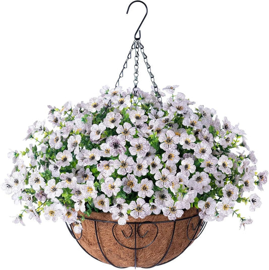 The AuraBloom Hanging Basket — Permanent Spring Without the Effort + 50% OFF