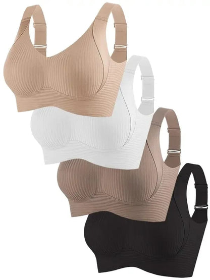 ComfortCurve Four-Row Wireless Bra- 50 % OFF