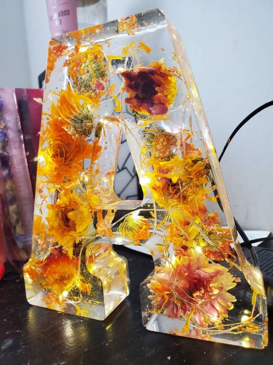 EverGlow Initial - Preserved Floral Art Keepsake + GET 50% OFF TODAY!