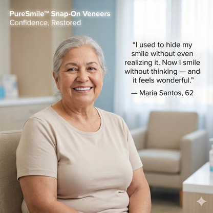 The PureSmile Veneer Set - Confidence Restored, Zero Drills, and Instant Smile Fix + 50% OFF