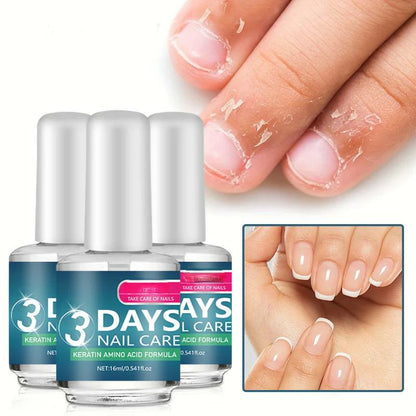 The 3-Day Nail Rescue - Keratin Power, Salon Shine, and Scratch-Proof + 50% OFF