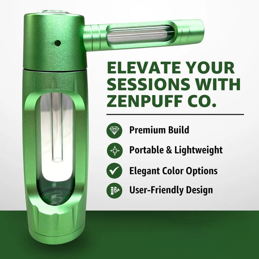 ZenPuff Bubbler - Cooler, Smoother Hits Instantly + 50% OFF