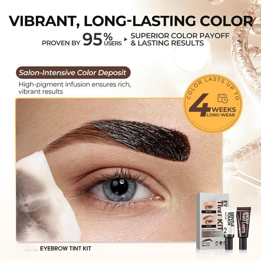 The AuraBrow Tint Kit — Salon-Perfect Brows for 4 Weeks+ 50% OFF