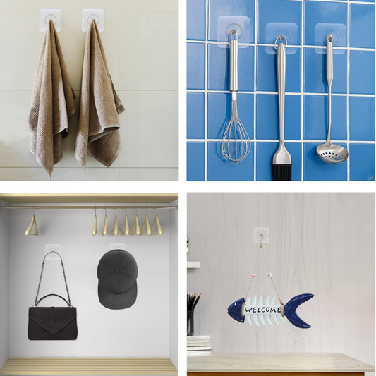The AuraGrip Screw Hooks — No Drill, No Damage, Just Stick & Hang! + Buy 1 GET 1 FREE