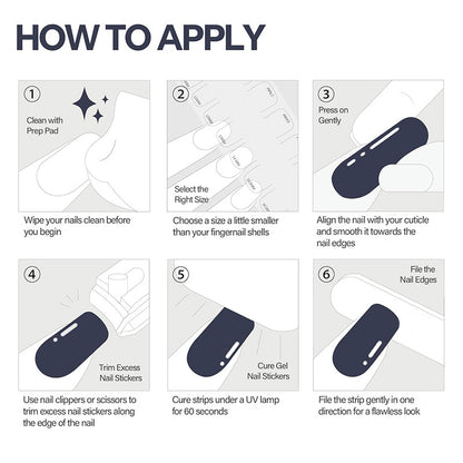 The InstaGEL Nail Strips - A 14-Day Manicure in 5 Minutes - 1 + 1 FREE
