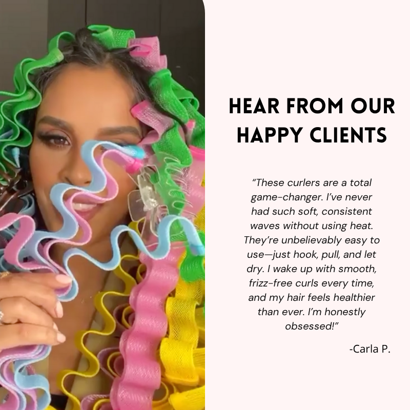 The CurlSerene Ribbons – Effortless Heatless Curls, Zero Damage + 50% OFF Today