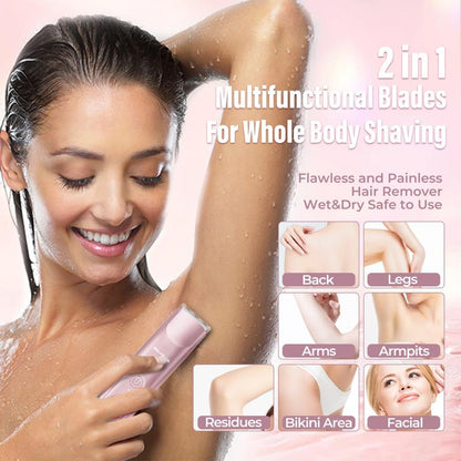 The DuoShave 2-in-1 Shaver - A Painless Shave, Everywhere + 50% OFF