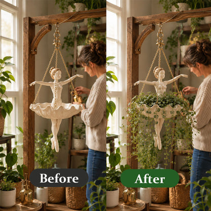 Plievine – Ballet Dancer Hanging Planter for Garden, Patio & Balcony + 50% OFF