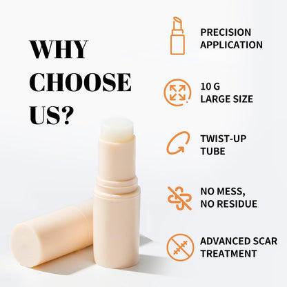 The AuraSmooth Scar Stick - 60% Medical-Grade Silicone, Centella Asiatica, and 100% Satisfaction Guarantee +50% OFF