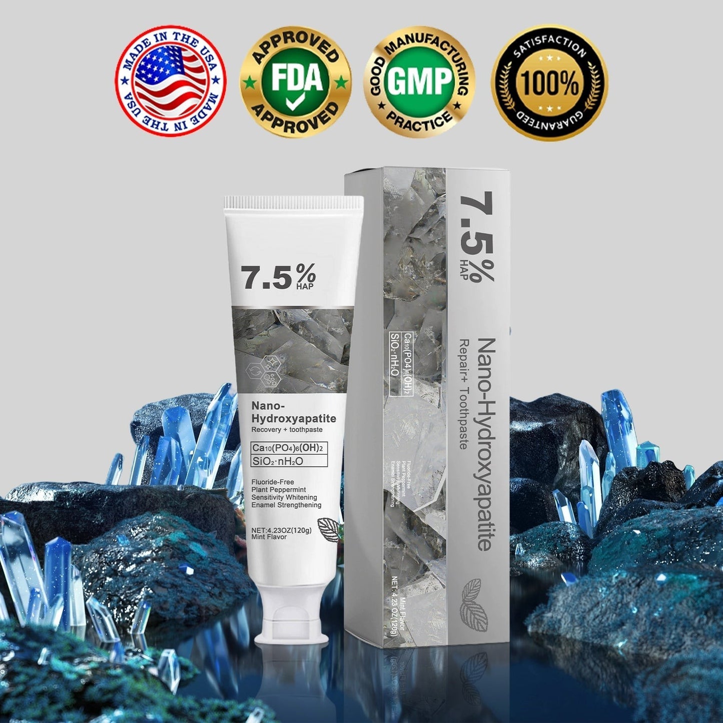 The BioShield Mineral Powder - Rebuild Your Enamel, End Sensitivity + 50% OFF