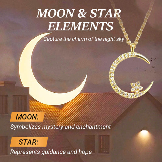 The StarGlow Celestial Necklace - Your Personal Galaxy of Elegance + 50% OFF
