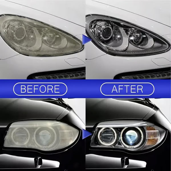 The ClearView Headlight Kit - Restore Clarity, Add UV Protection +50% OFF