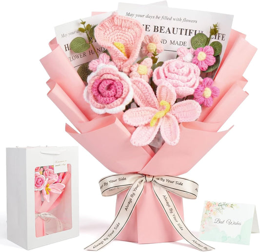 Heirloom™ – Handcrafted 13-Piece Crochet Flower Bouquet + 50% OFF