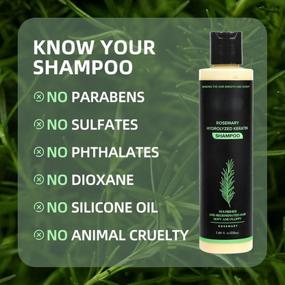 The TheraGrow Rosemary Shampoo - Visible Thickness, 98 % Less Fallout +50% OFF