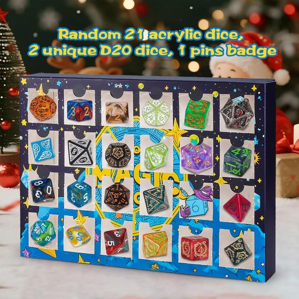 The Dice Master Advent Calendar - 24 Days of Mystery & Magic + 50% OFF