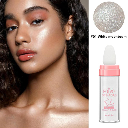 The RadiantGlow FairyDust Highlighter - High-Yield, 12 Hour Radiance, and Sponge Foam Tip + 50% OFF