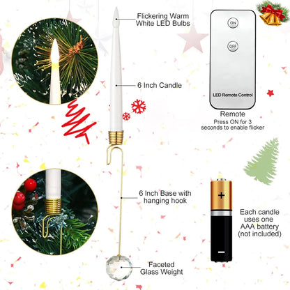 GlowMatic LED Candles - A Magical Holiday Glow + 50% OFF for 6 pcs