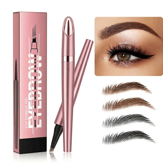 Plumara™ – Waterproof 4-Tip Micro-Fork Eyebrow Pencil for Natural Hair-Like Brows +Buy 1 Get 1 FREE