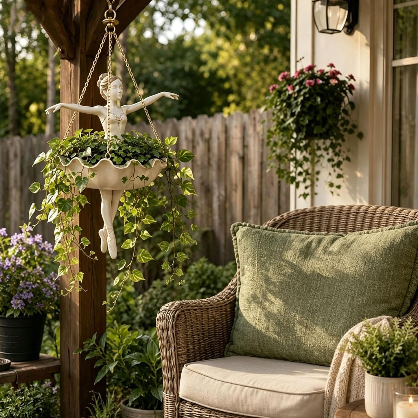 Plievine – Ballet Dancer Hanging Planter for Garden, Patio & Balcony + 50% OFF