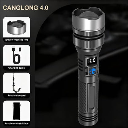 The AuraBeam Skyfire 1056 - 1000lm High-Lumen, 2-in-1 Power Bank & Flashlight + 50% OFF