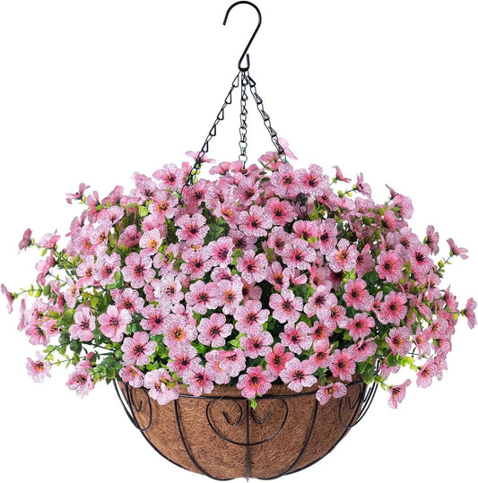 The AuraBloom Hanging Basket — Permanent Spring Without the Effort + 50% OFF