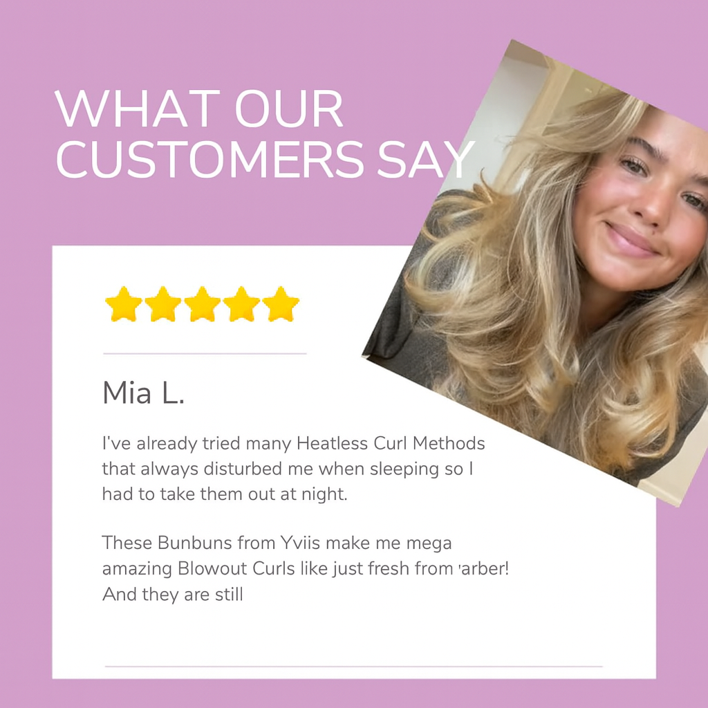 The AuraSatin Heatless Curls - Salon Curls Overnight, Zero Heat Damage + 50% OFF